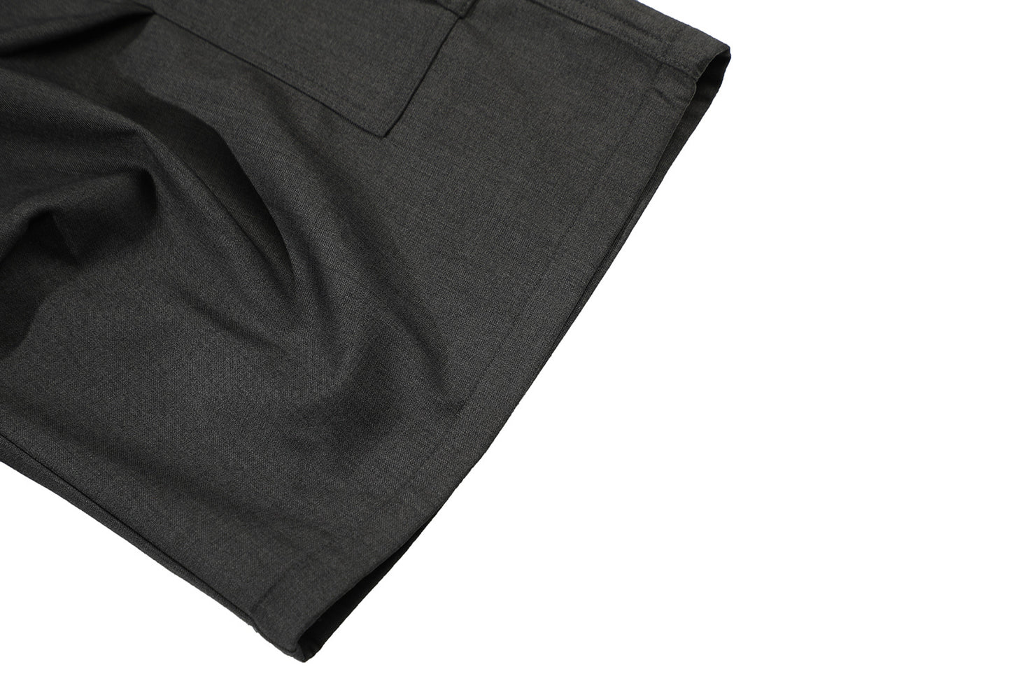 Side Pocket Wide Leg Half Pants WN15553