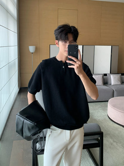 Lightweight Knit Short Sleeve T-Shirt WN20429