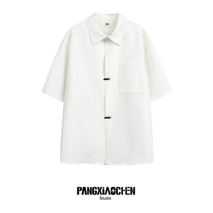 Plain Oversize Short Sleeve Shirt WN20160