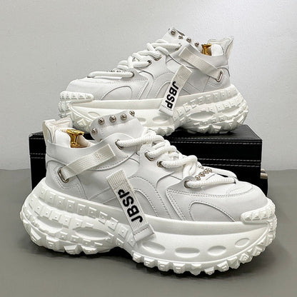Chunky Platform Studded Lace-Up Sneaker Boots WN24821