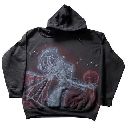 Print Pullover Hoodie WN18739