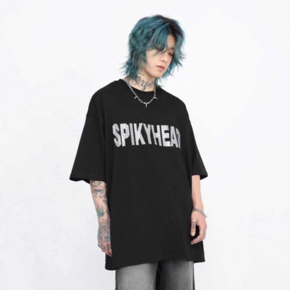 Letter Rhinestone Short Sleeve T-Shirt WN24459