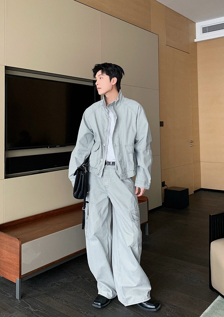 Oversize Denim Jacket & Cago Denim Jeans Setup WN20406