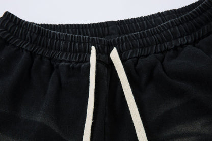 Washed Wide-Leg Cargo Denim Jeans WN12729