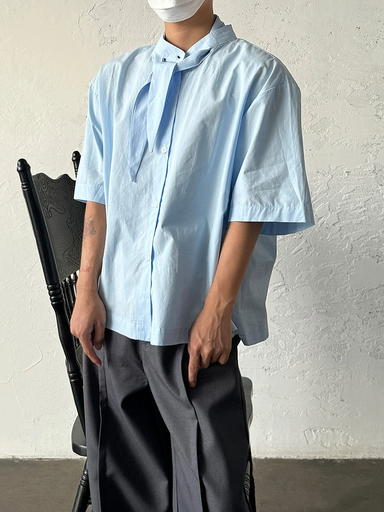 Ruffle Short Sleeve Shirt WN19974