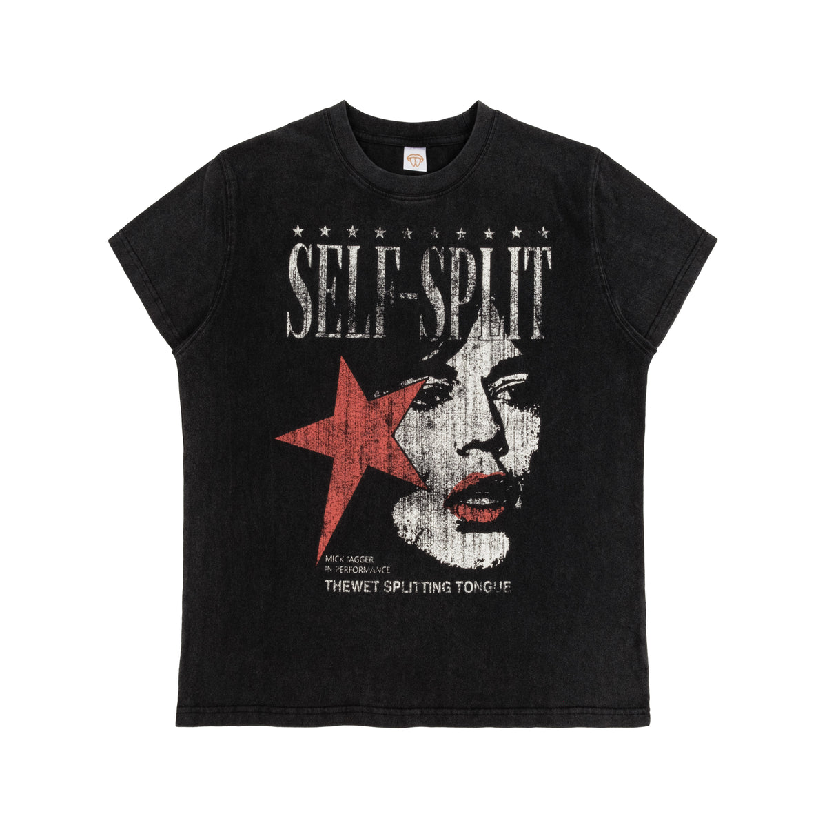Washed Portrait Cross Short Sleeve T-Shirt WN26638