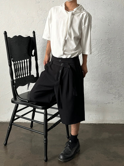 Scarf Tie Design Short Sleeve T-Shirt WN19948