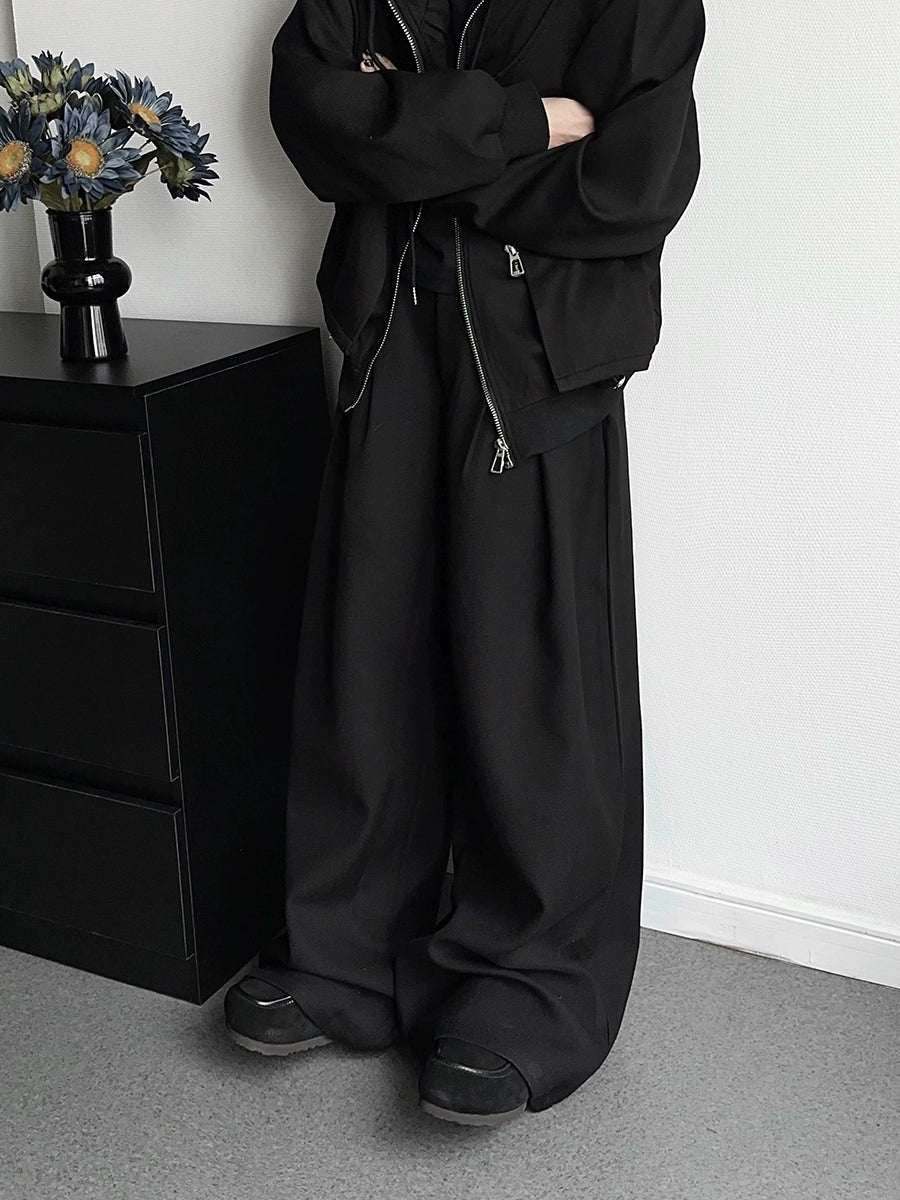 Deconstructed Wide Leg Trousers WN19361