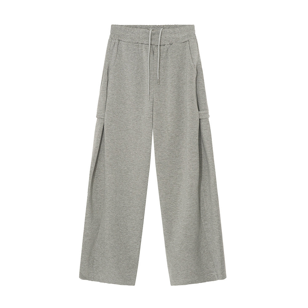 Standing-Collar Jacket & Wide Leg Pants Setup WN24967