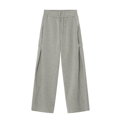 Standing-Collar Jacket & Wide Leg Pants Setup WN24967