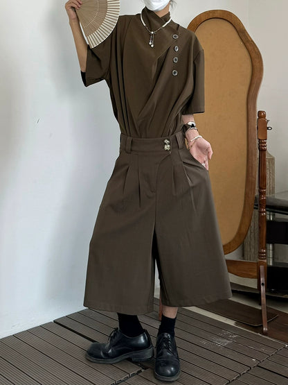 Wide Leg Half Pants WN19985