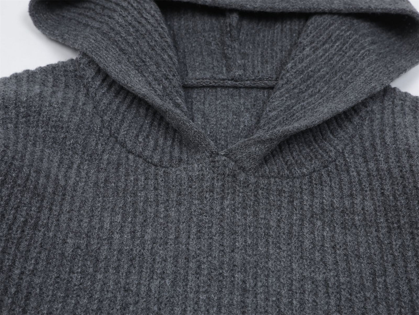 Oversize Knit Hoodie WN11552