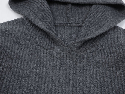 Oversize Knit Hoodie WN11552