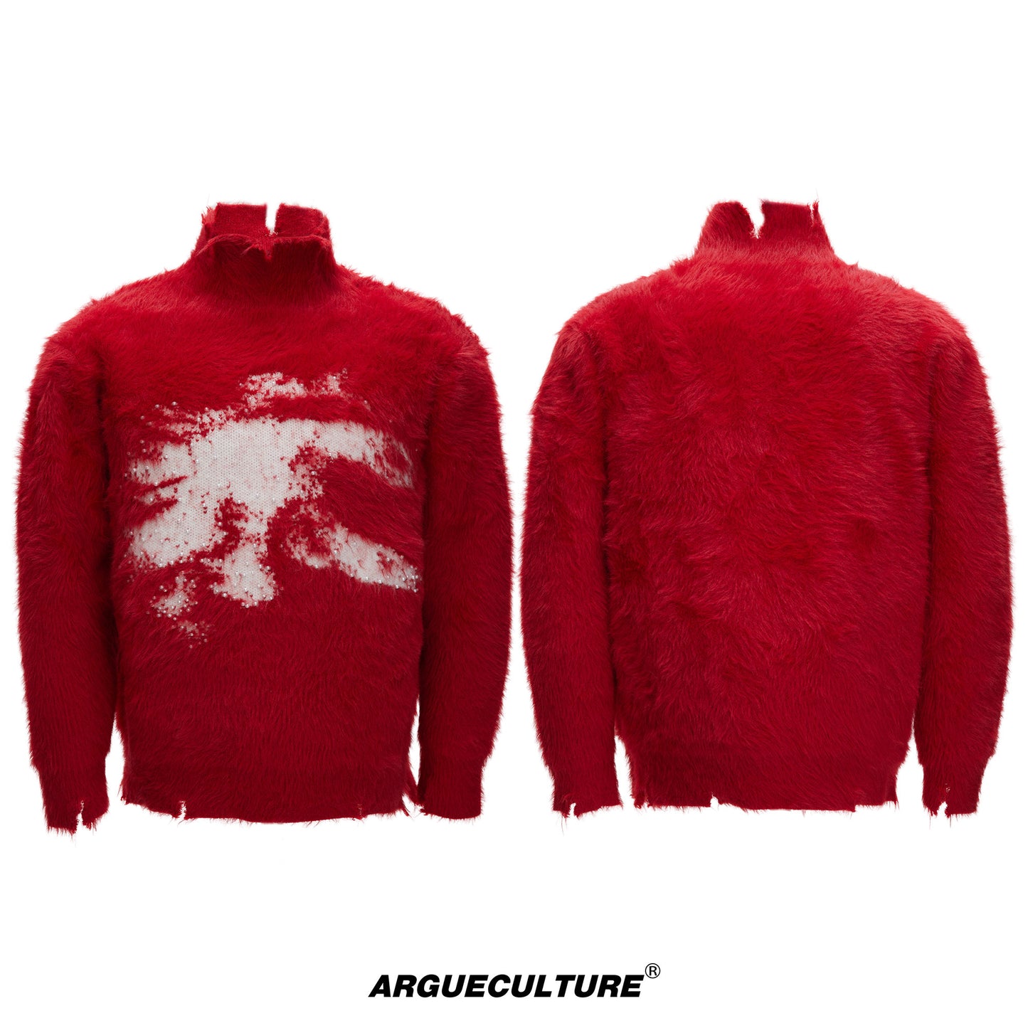 Turtleneck Oversize Knit Sweater WN22682