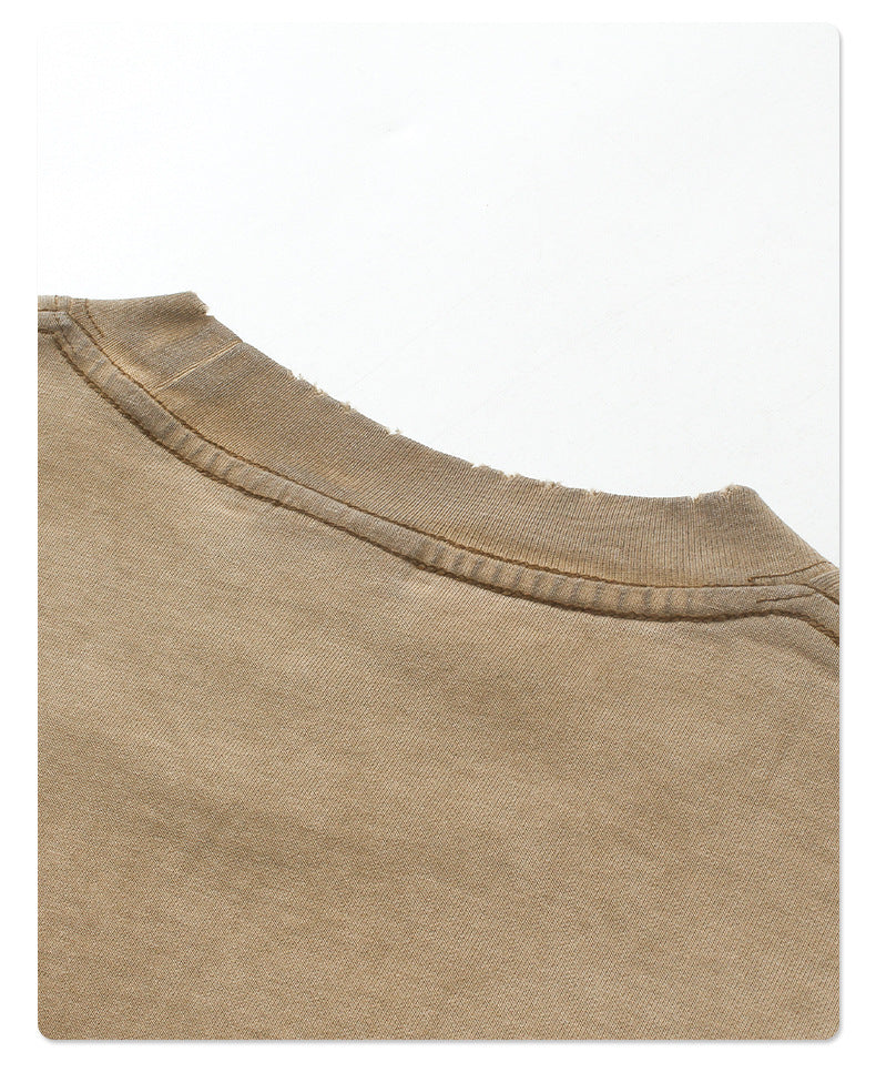 Water Washed Long Sleeve T-Shirt WN7812