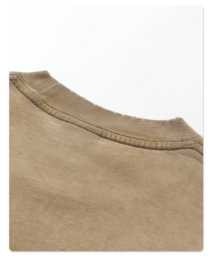 Water Washed Long Sleeve T-Shirt WN7812