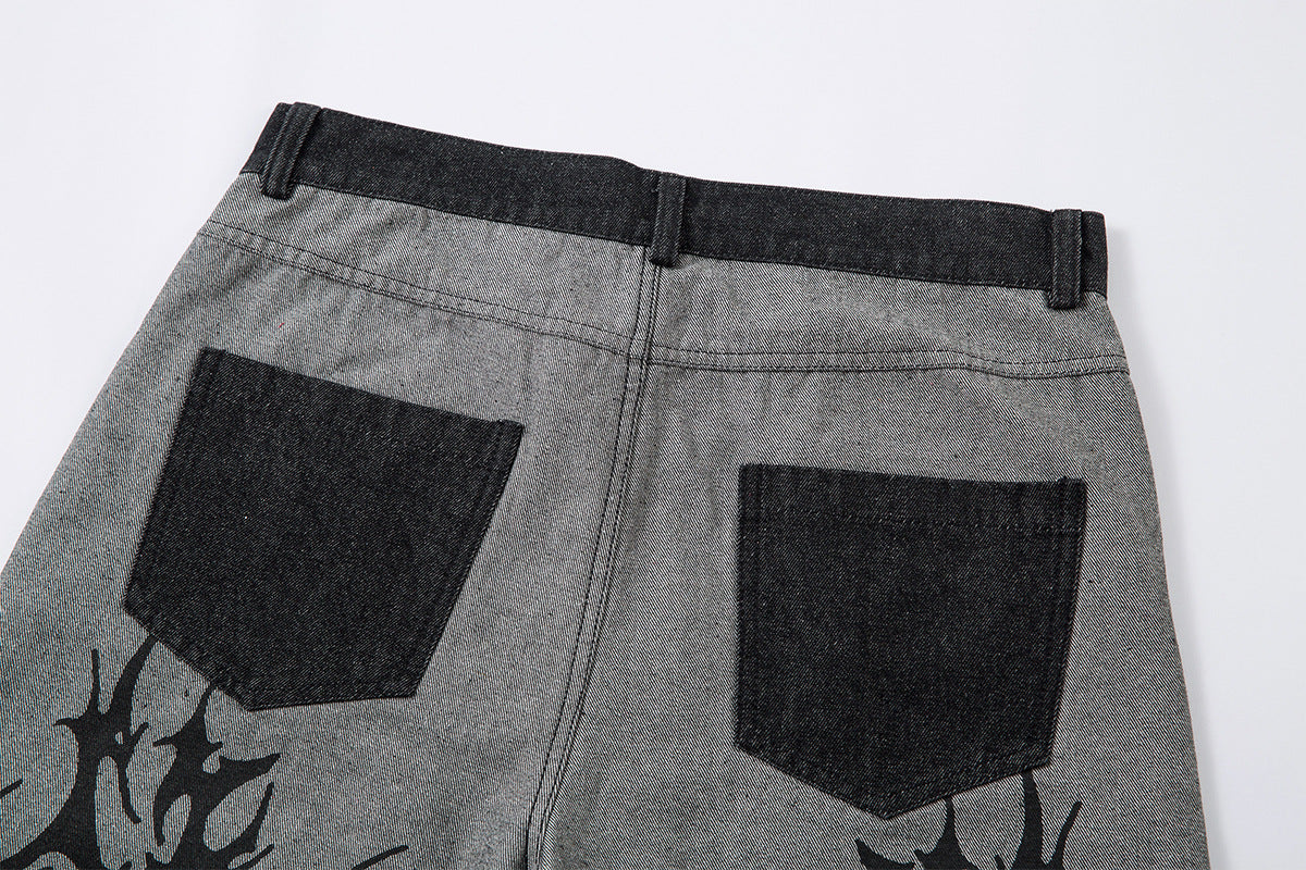 Thorn Wide Leg Denim Jeans WN16199