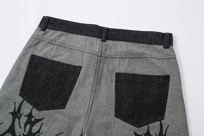 Thorn Wide Leg Denim Jeans WN16199