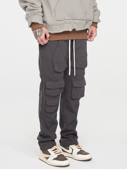 Drawstring Multi-Pocket Utility Cargo Pants WN12286