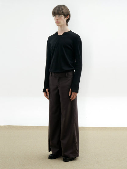 Low Waist Flare Trousers WN21670