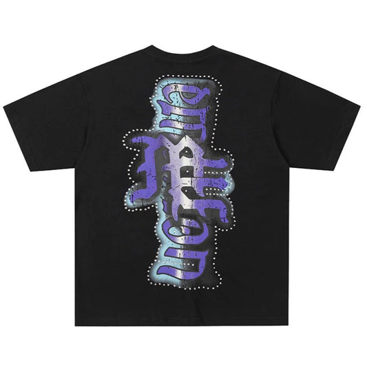 Art Graphic Print Short Sleeve T-Shirt WN28086