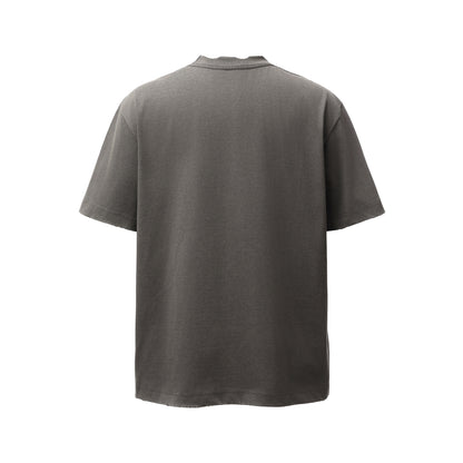 Portrait Letter Print Short Sleeve T-Shirt WN25517