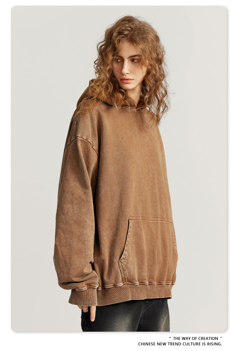 Oversize Washed Hoodie WN6463