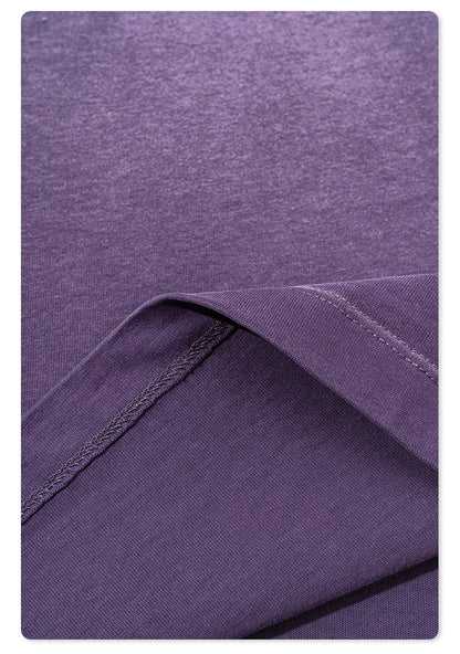 Washed Damage Print Oversize Short-sleeve T-shirt WN6400