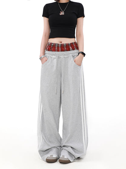 Side Stripes Wide Leg Sweatpants WN7564