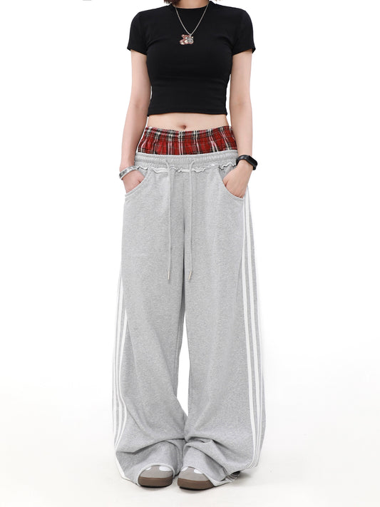 Side Stripes Wide Leg Sweatpants WN7564