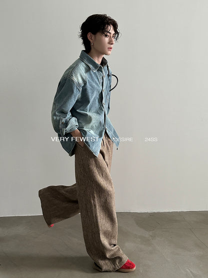 Heavyweight Washed Denim Shirt WN8950