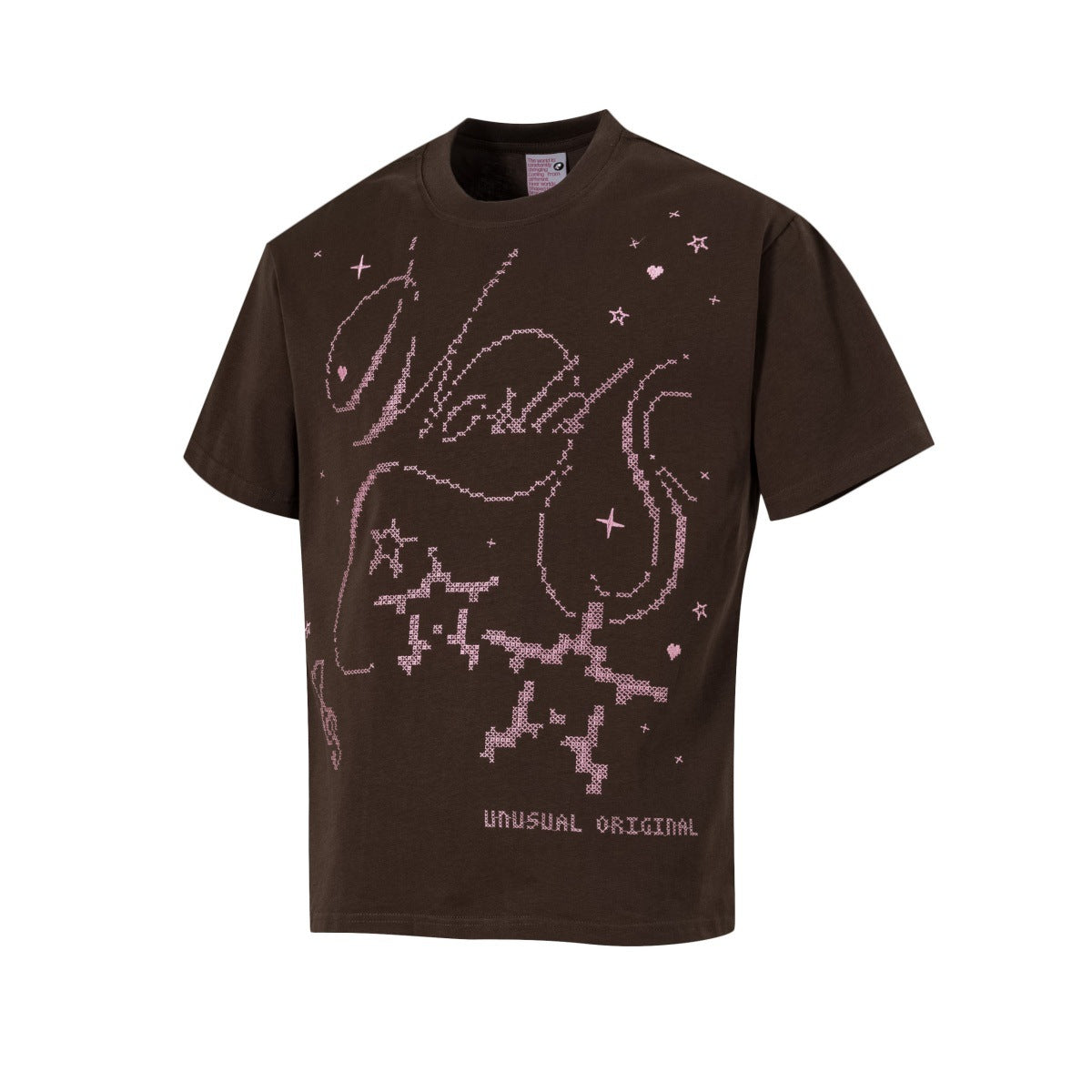Graphic Embroidery Short Sleeve T-Shirt WN25893