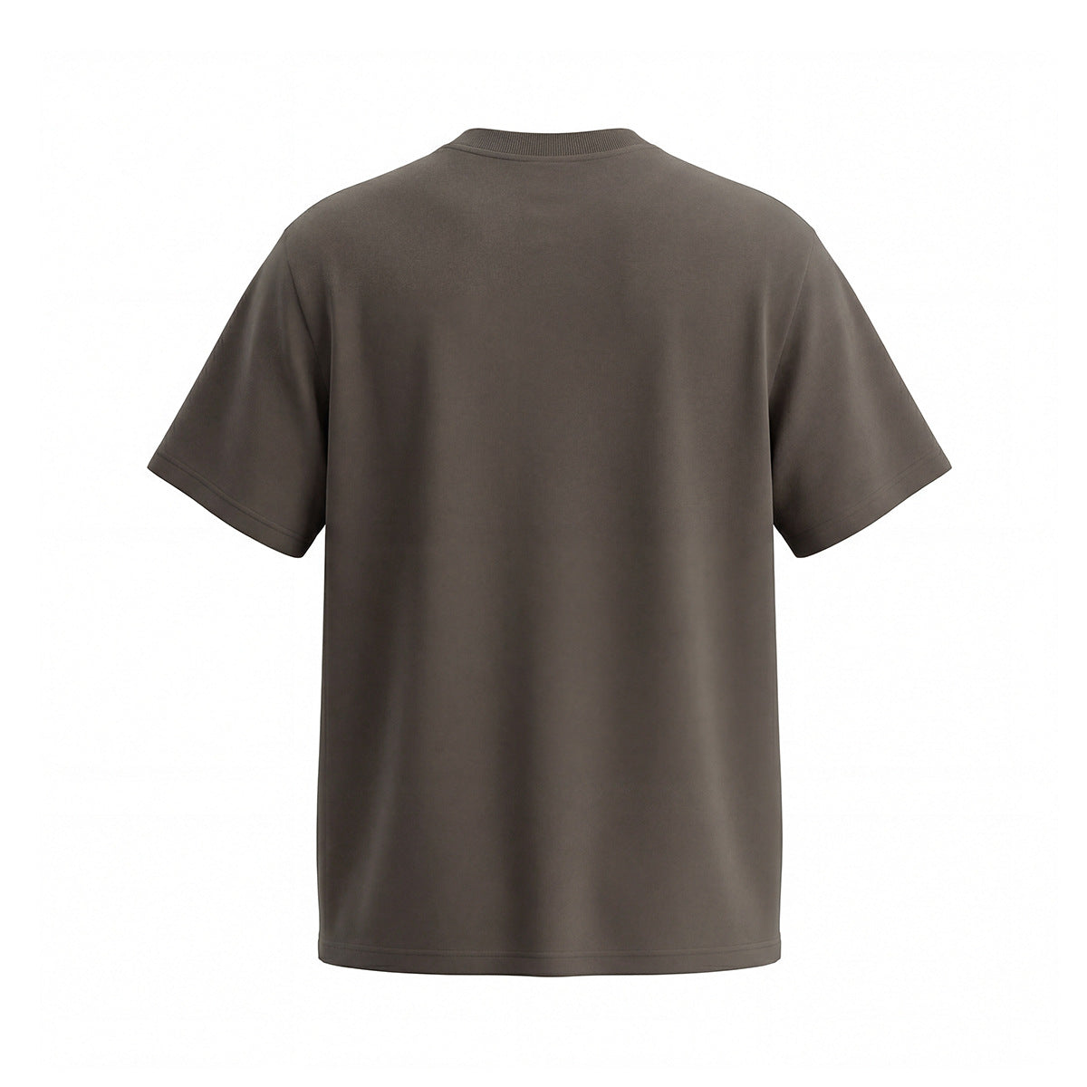 Washed Portrait Letter Print Short Sleeve T-Shirt WN25461