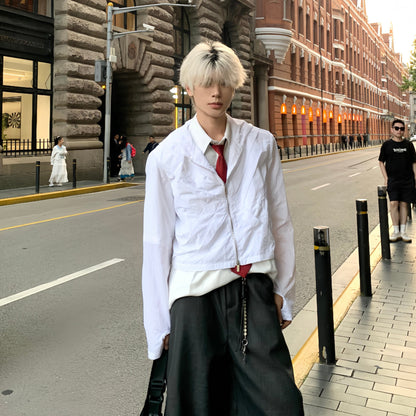 Sun Protection Patchwork Oversize Zipper Jacket WN19914