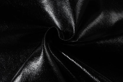 Coated Glossy Flare Denim Jeans WN11356