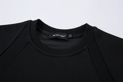 Heavyweight Air Layer Patchwork Oversize Short Sleeve T-Shirt WN26905