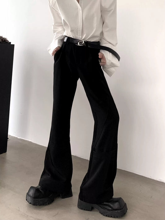 High-Waisted Flare Trousers WN9178