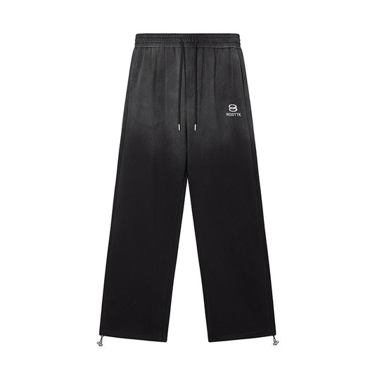 Gradient Drawstring Wide Leg Sweatpants WN25483