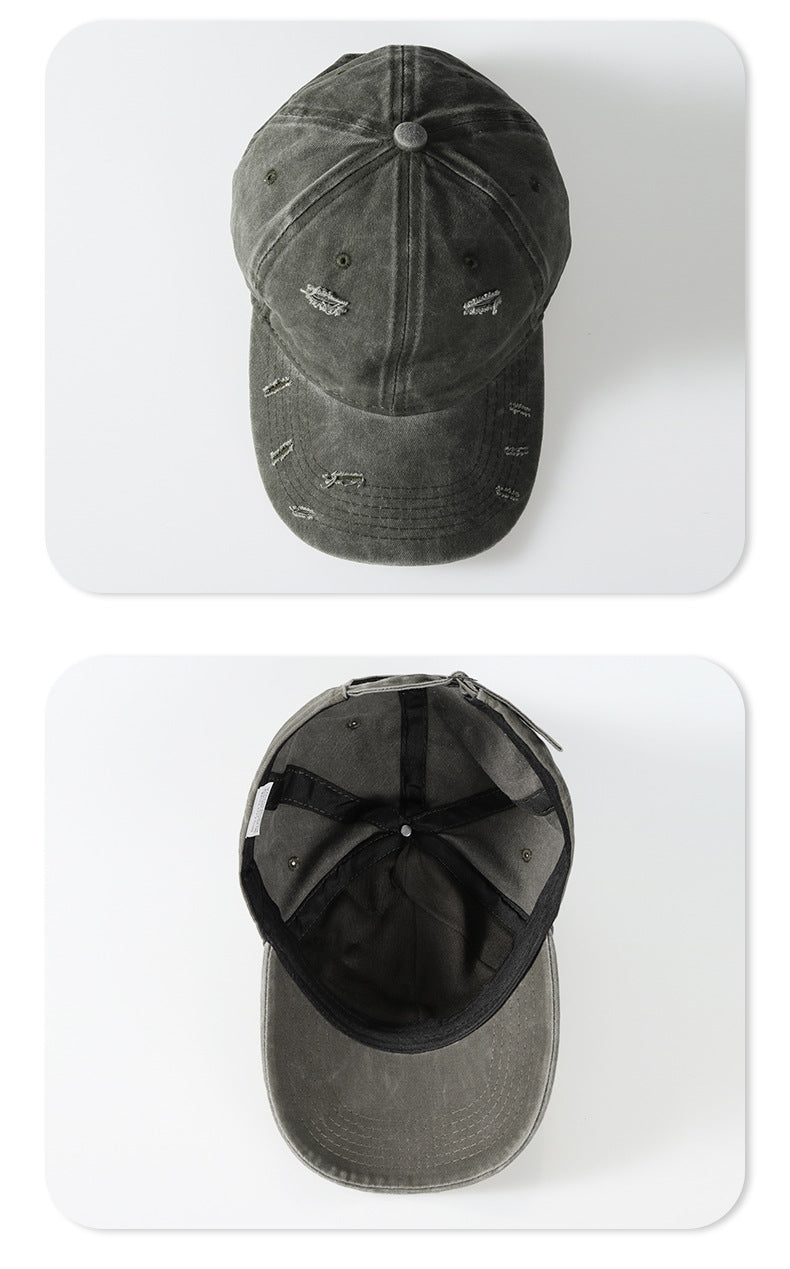 Damage Washed Baseball Cap WN6618