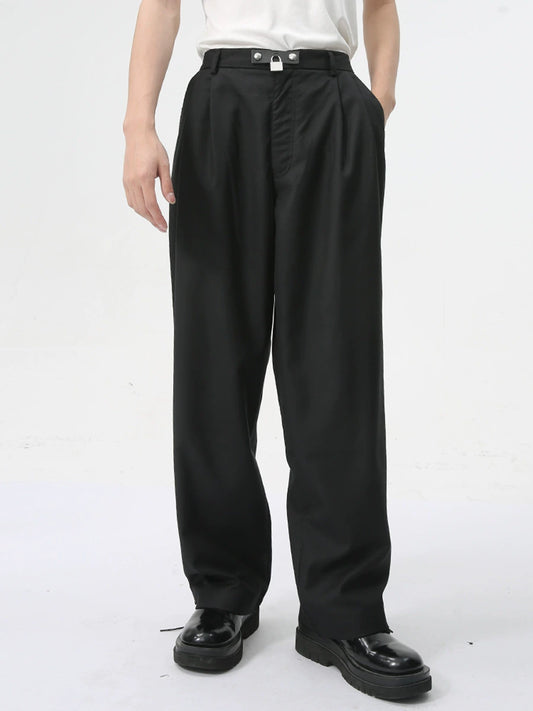 Wide-Leg Straight Trousers WN7443