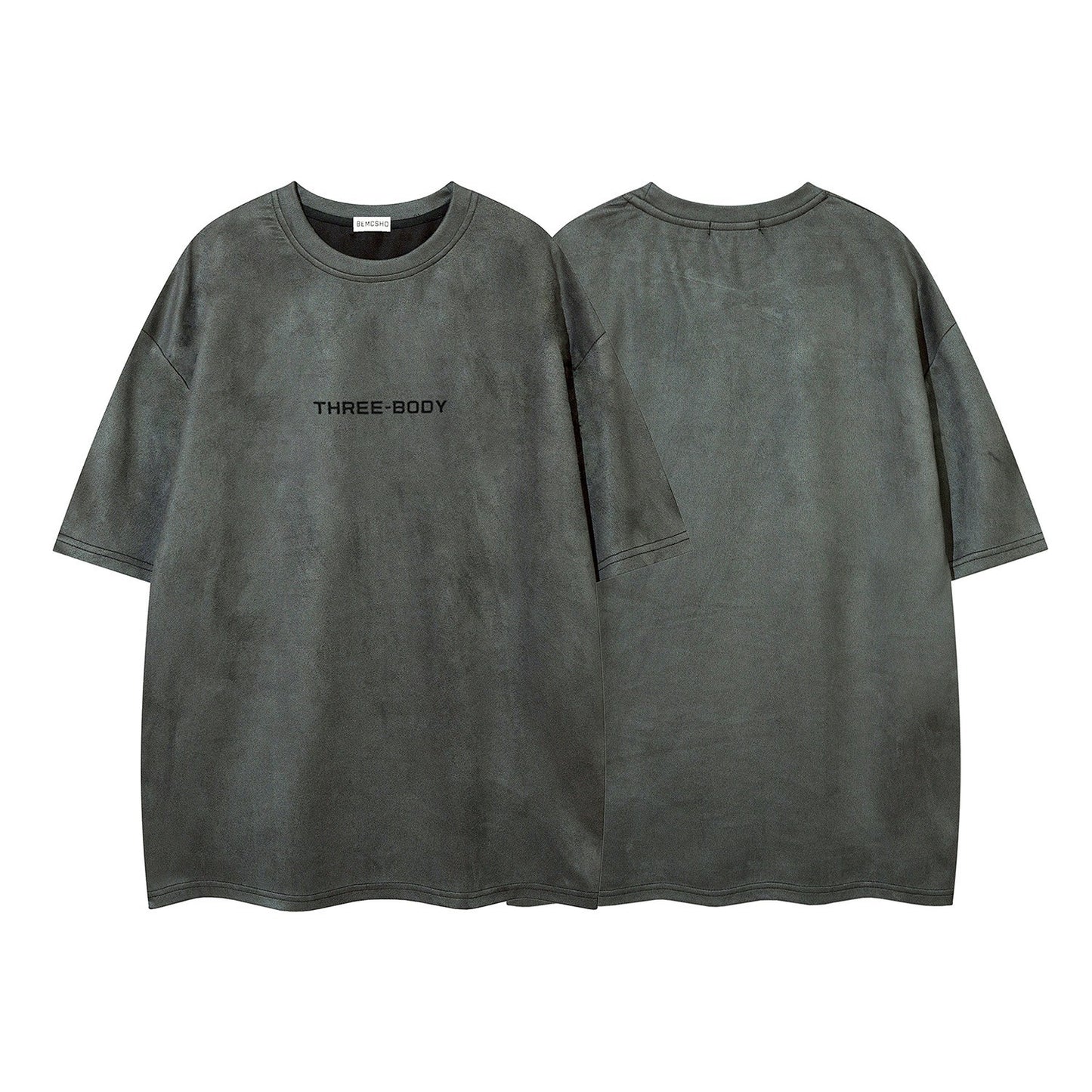 Washed Letter Short Sleeve T-Shirt WN26758