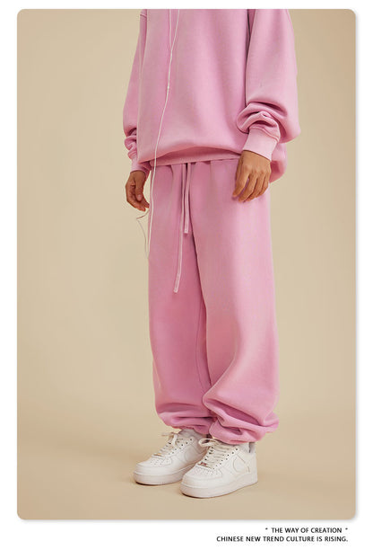 Wide-leg Washed Sweatpants WN6462