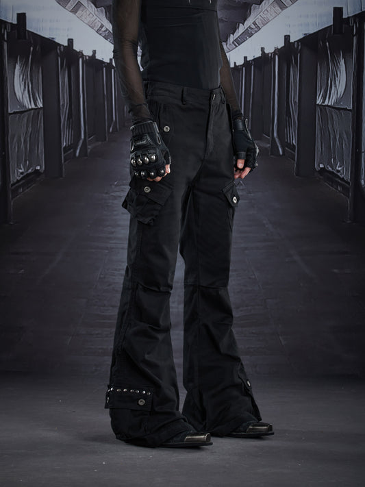 Flare Multi Pocket Cargo Pants WN22803