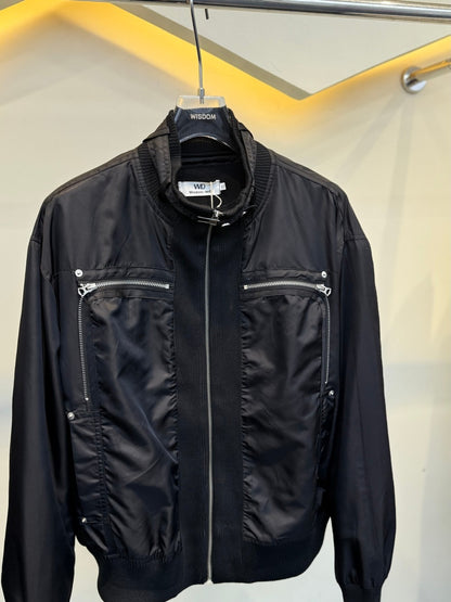 Stand Neck Lightweight Oversize Short Jacket WN27954