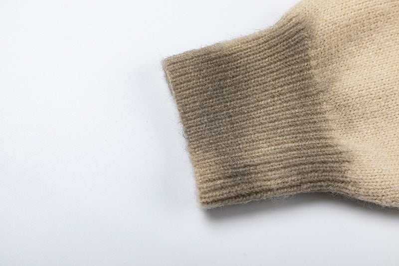 Oversize V-Neck Knit Cardigan WN11401