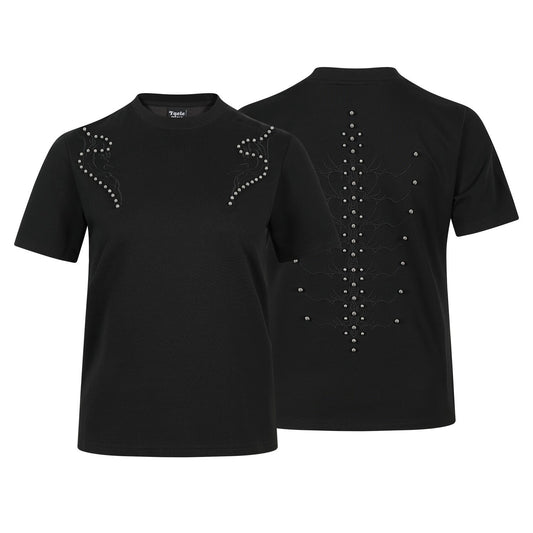 Rivet Design Short Sleeve T-Shirt WN25642