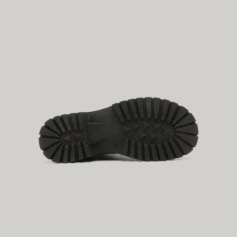 Matte Chunky Sole Lace-Up Shoes WN23444