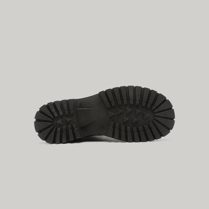 Matte Chunky Sole Lace-Up Shoes WN23444