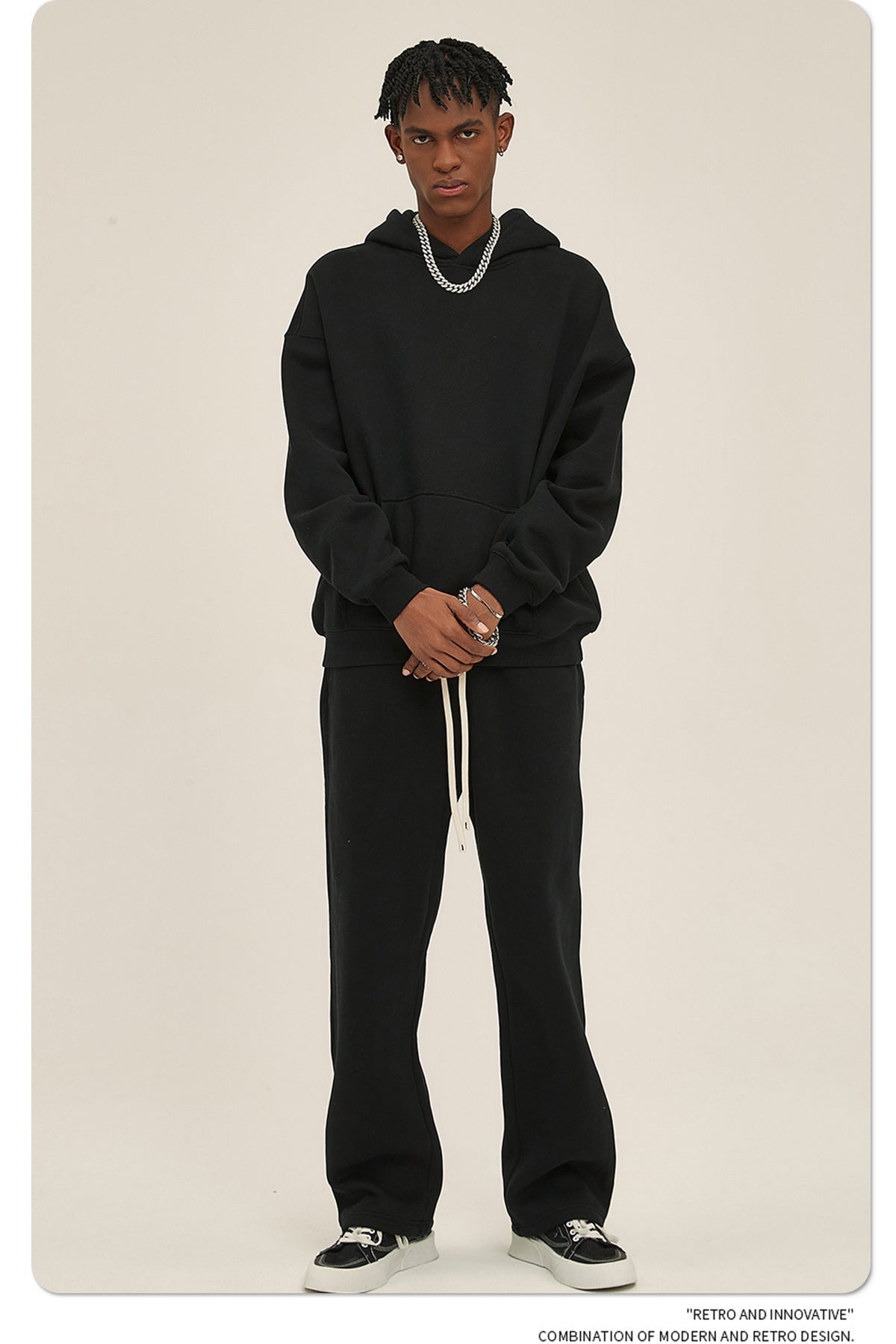 Oversize Heavyweight Hoodie & Heavyweight Sweatpants Setup WN6638