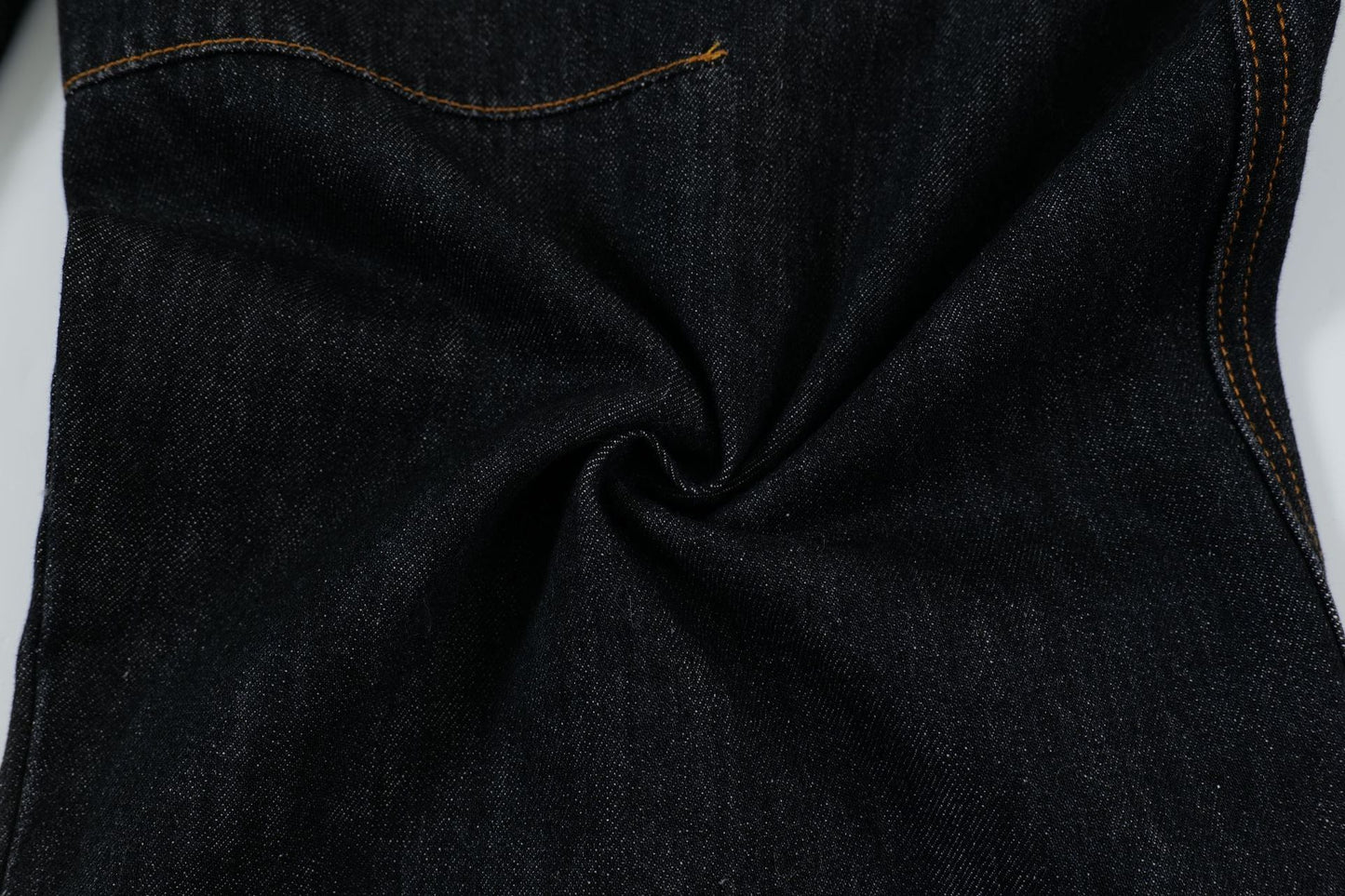 Patchwork Washed Straight-Leg Denim Jeans WN11327